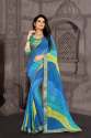 PF-349 Beautiful Printed Georgette Saree by SBT  thumb 4