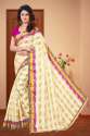 Riya Jacquard Organza checks Saree by SBT