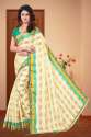 Riya Jacquard Organza checks Saree by SBT thumb 1
