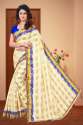 Riya Jacquard Organza checks Saree by SBT thumb 2
