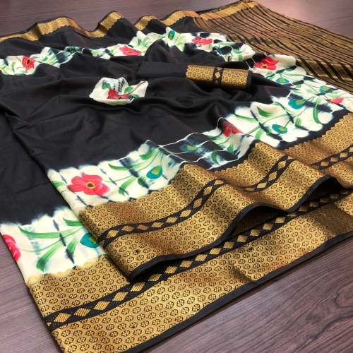 SBT-703 Bandhani Digital Printed Saree