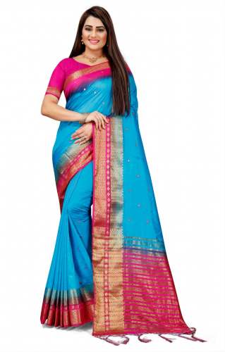 SBT-706 SBT Bandhani Banarsi Silk Saree SBT