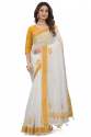 SBT patch work Linen Saree SBT-712