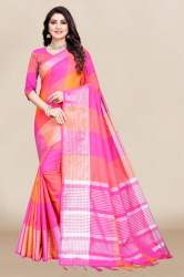 SBT PF-130 Cotton Silk Saree with Blouse Piece 