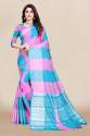 SBT PF-130 Cotton Silk Saree with Blouse Piece  thumb 3