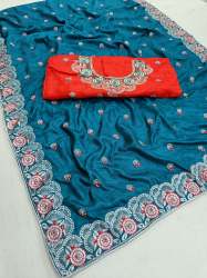 SBT Present Exclusive Vichitra  Silk Saree PC-50