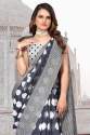 SBT Present Linen Cotton Digital Print Saree PC-27 thumb 3