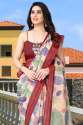 SBT Present Linen Cotton Digital Print Saree PC-27 thumb 4