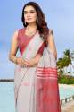 SBT Present Linen Cotton Digital Print Saree PC-34 thumb 5