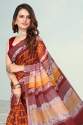 SBT Present Linen Cotton Floral Print Saree PC-35 thumb 4