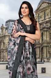 SBT Presenting Linen Cotton Digital Print Saree