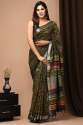 SBT Presents Linen Cotton Digital Print Saree thumb 2