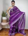 SBT Presents Linen Cotton Digital Print Saree thumb 4