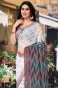 SBT Presents Linen Cotton Floral Design Saree thumb 5