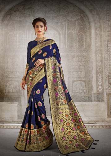 Ladies silk saree at wholesale by Rajgharana Emporium