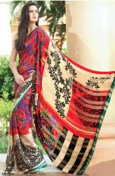 Crepe Printed Sarees