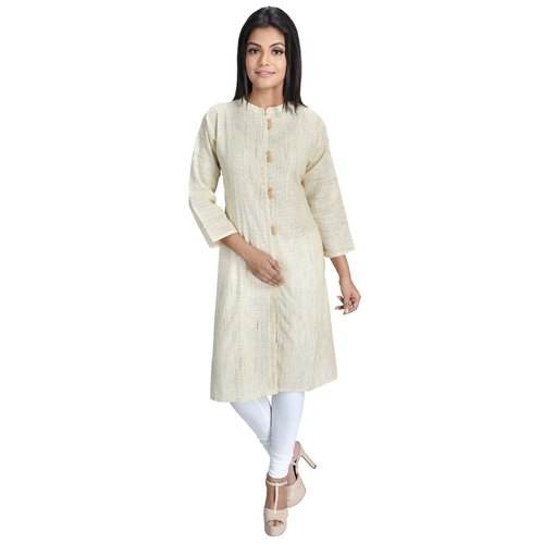 Regular Wear Straight Plain Kurti  by DSS Enterprise