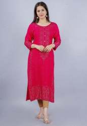 Casual Rayon Kurti for Ladies