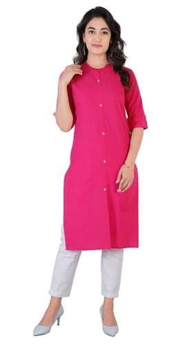 Ladies Plain Designer Kurti  by Jalandhras Traders