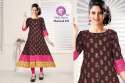 3/4 Sleeve Rayon Anarkali Kurti thumb 3