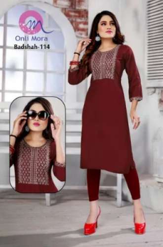 Ladies Rayon Designer Kurti by Krish Trendz