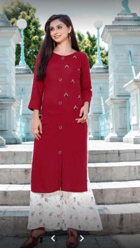 Kurti collection ate wholesale rate by pratham ladies collection