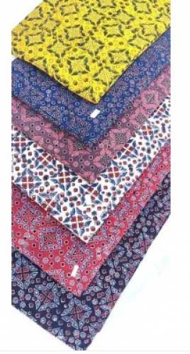 Block Printed Ajrakh Fabric 
