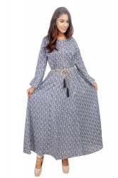Full Sleeve Anarkali Long Cotton kurti 