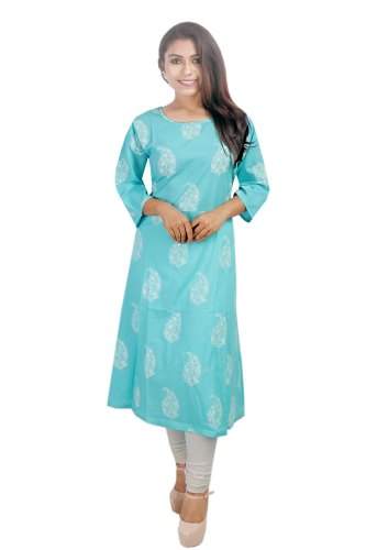 Stitched Cotton Party wear Kurti  by Aahan Garments