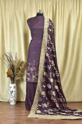 Trendy Banarasi Unstitched Dress Material 