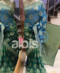 Banarasi semi georgette silk saree