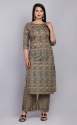 Green Kurti Palazzo Set for Ladies thumb 3