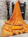 Trending Banglori Silk Embroidered Saree thumb 1