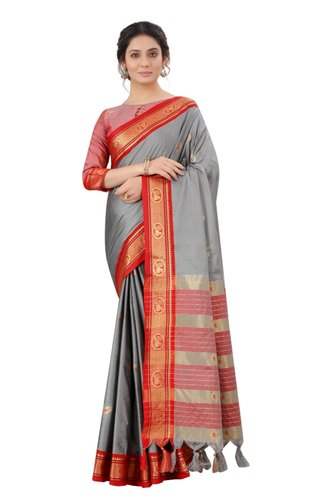Cotton Silk Jacquard Base Saree Collection  by Vastramall E Commerce