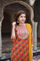 Women Straight Multicolor Kurta Palazzo thumb 5