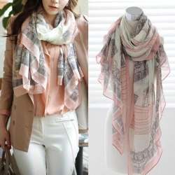 JHALA IMPEX Georgette Printed Scarf