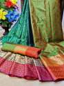 Wedding wear Jacquard Banarasi Silk Saree  thumb 3