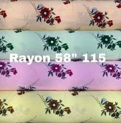 17 Kg Rayon Printed Fabric 58 inches 