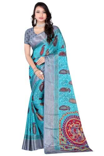 Fancy Art Silk Saree by Padmavati Trade Link