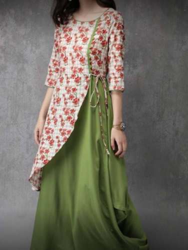 Buy Fancy Angrakha Kurti For Women by Wedani