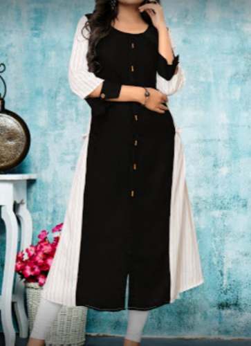 New Collection  Black White Kurti For Women by Wedani