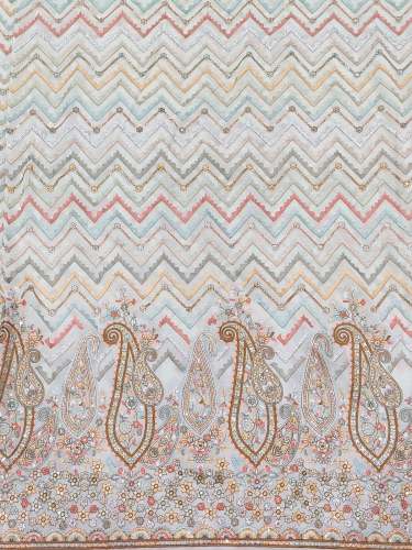 EMBROIDERED FABRICS by Royal King Arts