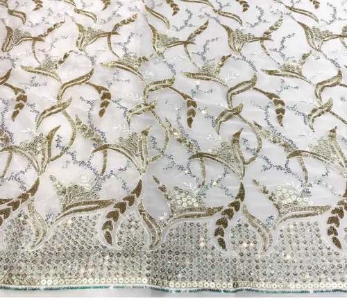 VISCOSE EMBROIDERED GEORGETTE WIDTH 58” by Royal King Arts