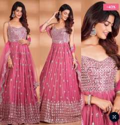 Vitva Fab Presents Georgette Sequence Gown