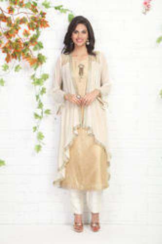 Double Layer Party Wear Kurtis