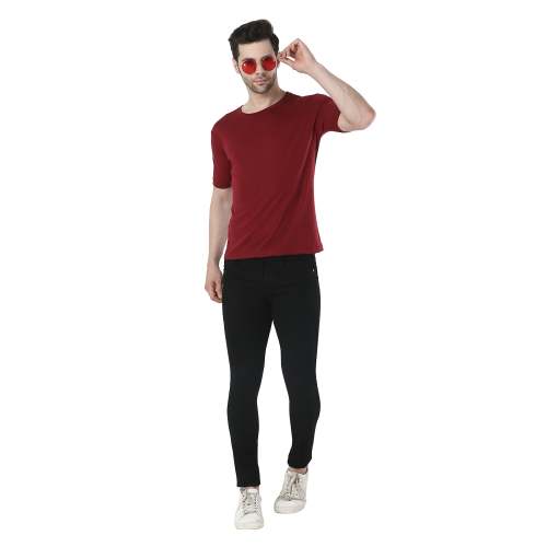 Black Plain Jeans