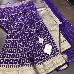 Banarasi dyeble semi georget 