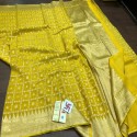 Banarasi dyeble semi georget  thumb 4
