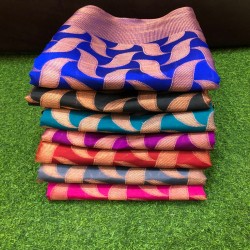 copper zari silk saree 