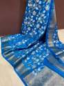 Designer Banarasi Dyeble Organza Silk Saree thumb 11